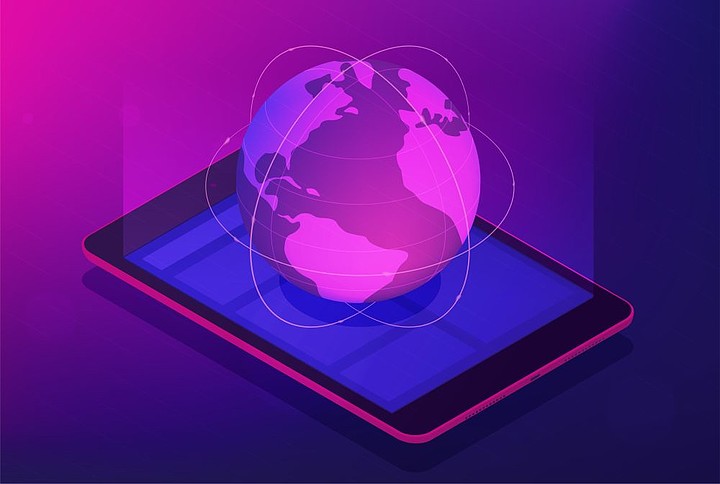 信息电子科技 网络时代的数字背景图与技术服务新纪元